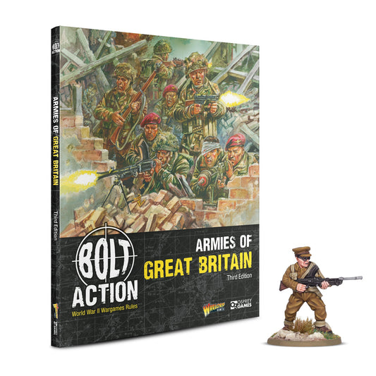 Bolt Action: Armies of Great Britain with Capt. John Henry Cound Brunt VC MC special miniature