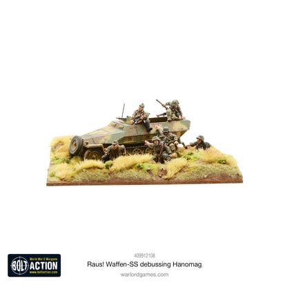 Bolt Action: German - RAUS! Waffen-SS debussing Hanomag