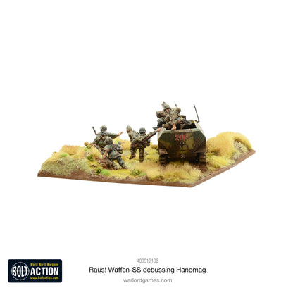 Bolt Action: German - RAUS! Waffen-SS debussing Hanomag