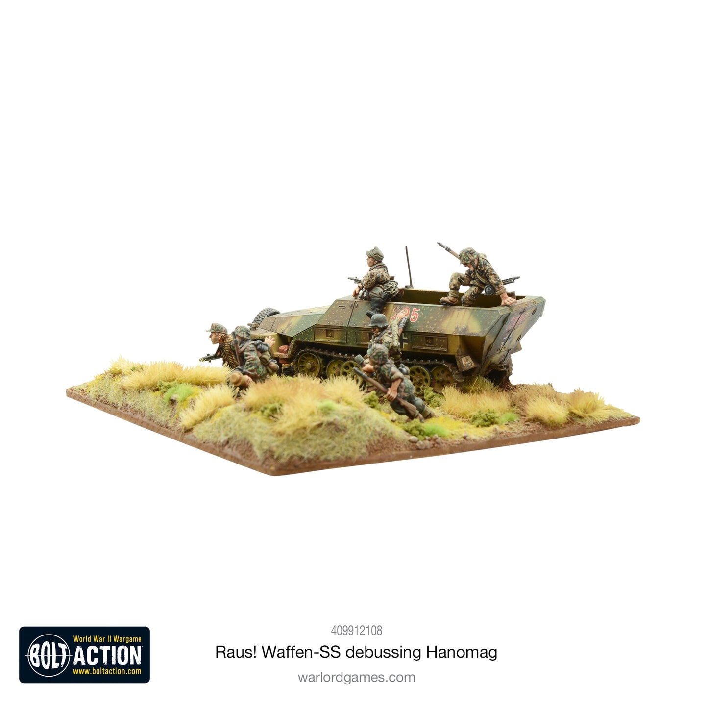 Bolt Action: German - RAUS! Waffen-SS debussing Hanomag