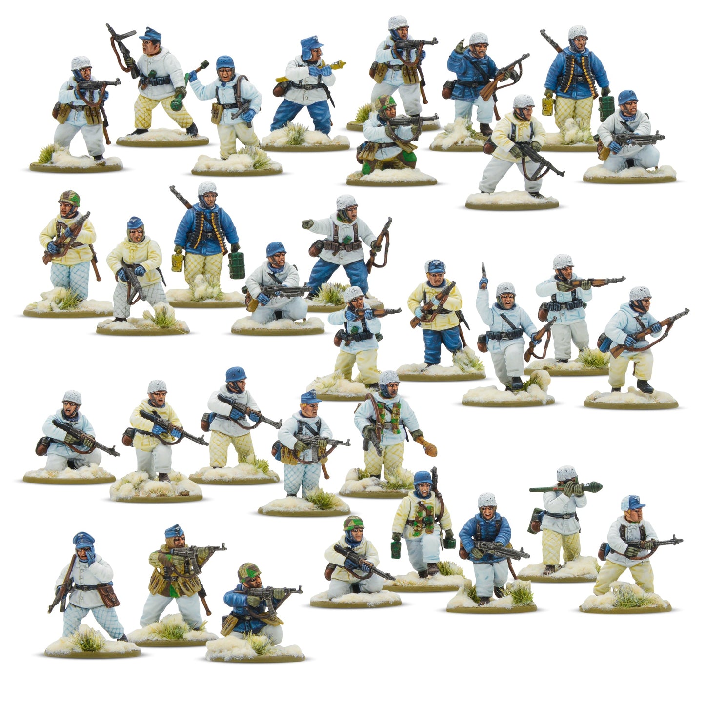 Bolt Action: German - German Fallschirmjäger (Winter) Starter Army with Armies of Germany