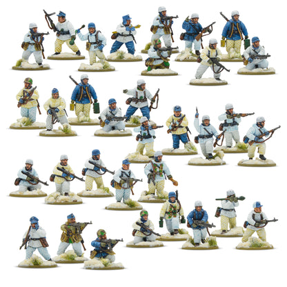 Bolt Action: German - German Fallschirmjäger (Winter) Starter Army with Armies of Germany