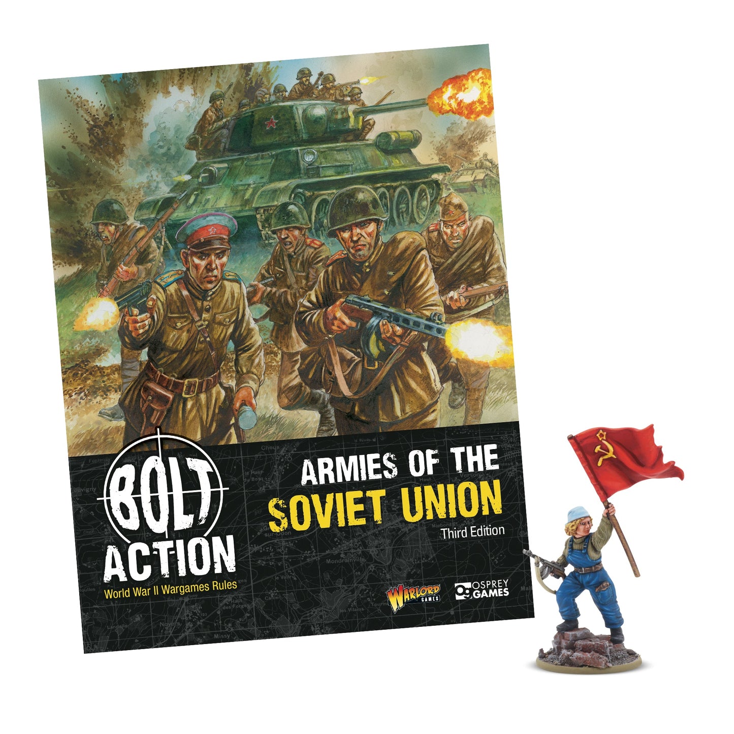 Bolt Action: Armies of the Soviet Union: Third Edition with Olga Kovalyova special miniature