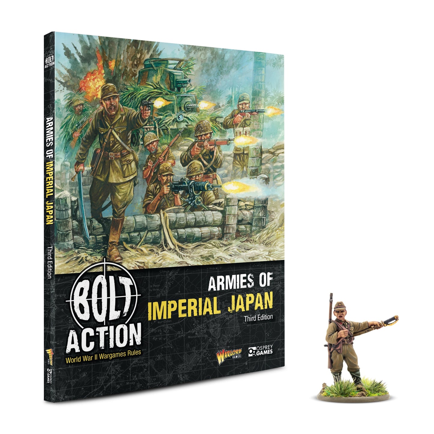 Bolt Action: Japan - Armies of Imperial Japan with 'Into the Jungle' (Hiroo Onoda) book miniature