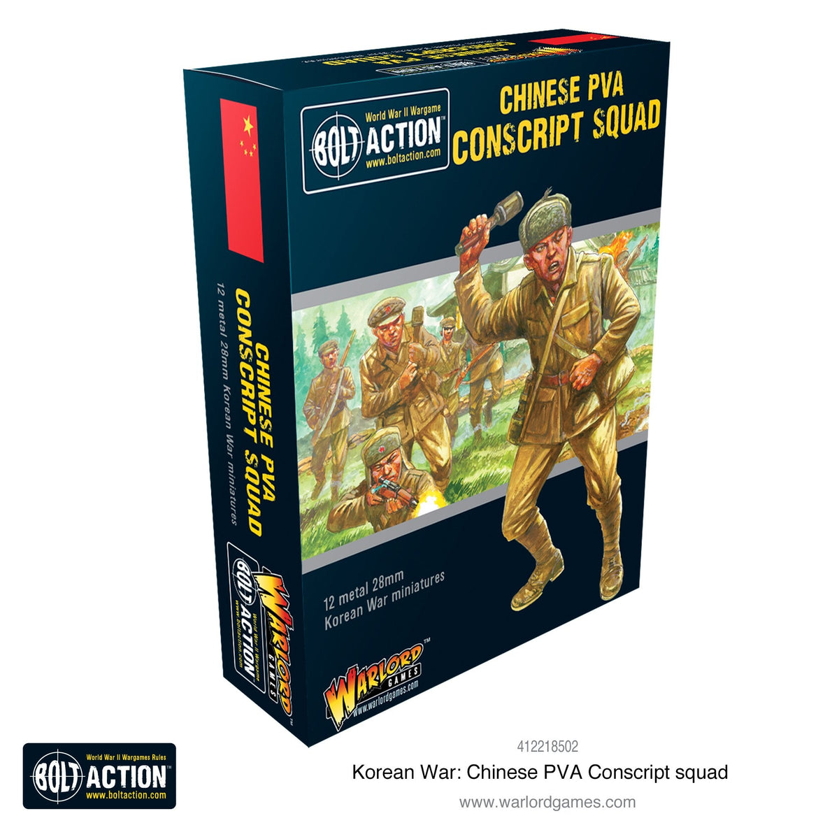 Bolt Action: Korean War: Chinese PVA Conscript Squad