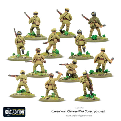 Bolt Action: Korean War: Chinese PVA Conscript Squad
