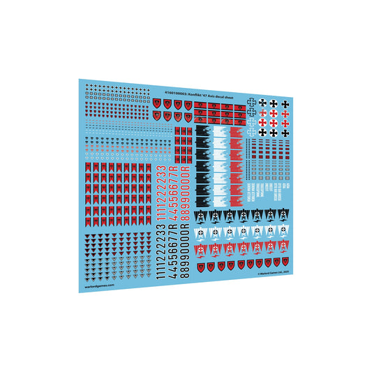 Konflikt '47: Axis - Axis decal sheet 100x100