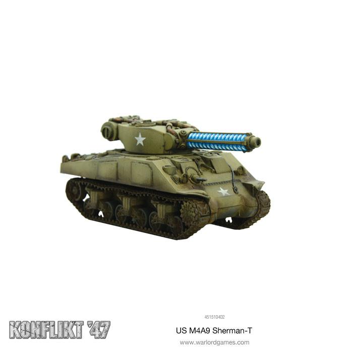 Konflikt '47: United States - M4A9-T Sherman with Tesla Cannon