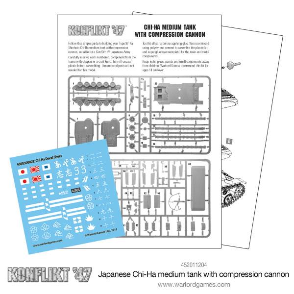 Konflikt '47: Empire of Japan - Chi-Ha medium tank with compression turret