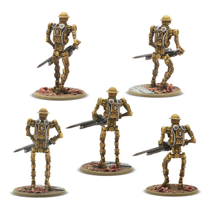Konflikt '47: British Commonwealth - Mk I Automated Infantry Squad with MMG