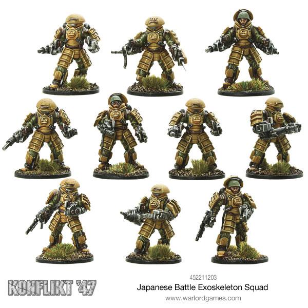 Konflikt '47: Empire of Japan - Japanese Battle Exoskeleton Squad