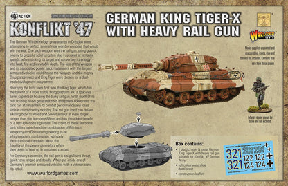 Konflikt '47: Axis - King Tiger-X with heavy rail gun