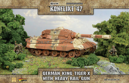 Konflikt '47: Axis - King Tiger-X with heavy rail gun