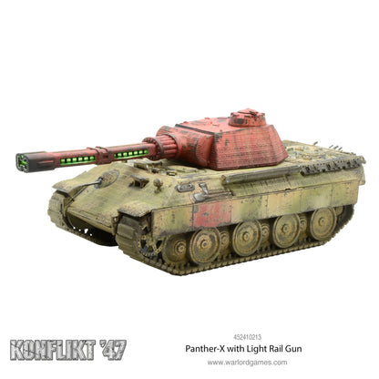 Konflikt '47: Axis - Panther-X with light Schienenkanone