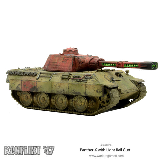 Konflikt '47: Axis - Panther-X with light Schienenkanone
