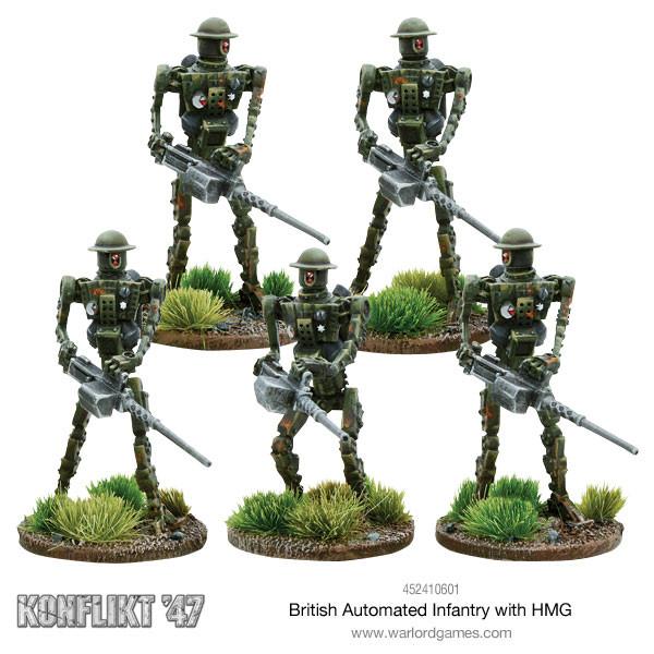 Konflikt '47: British Commonwealth - British Automated Infantry with HMG