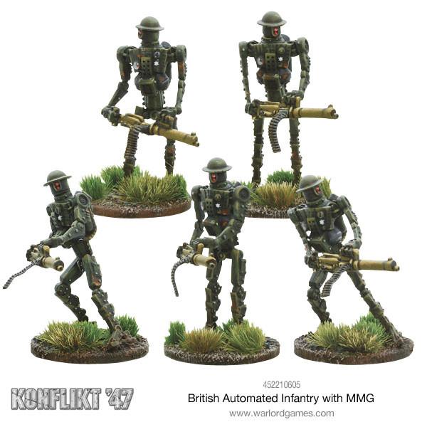 Konflikt '47: British Commonwealth - British Automated Infantry with MMG