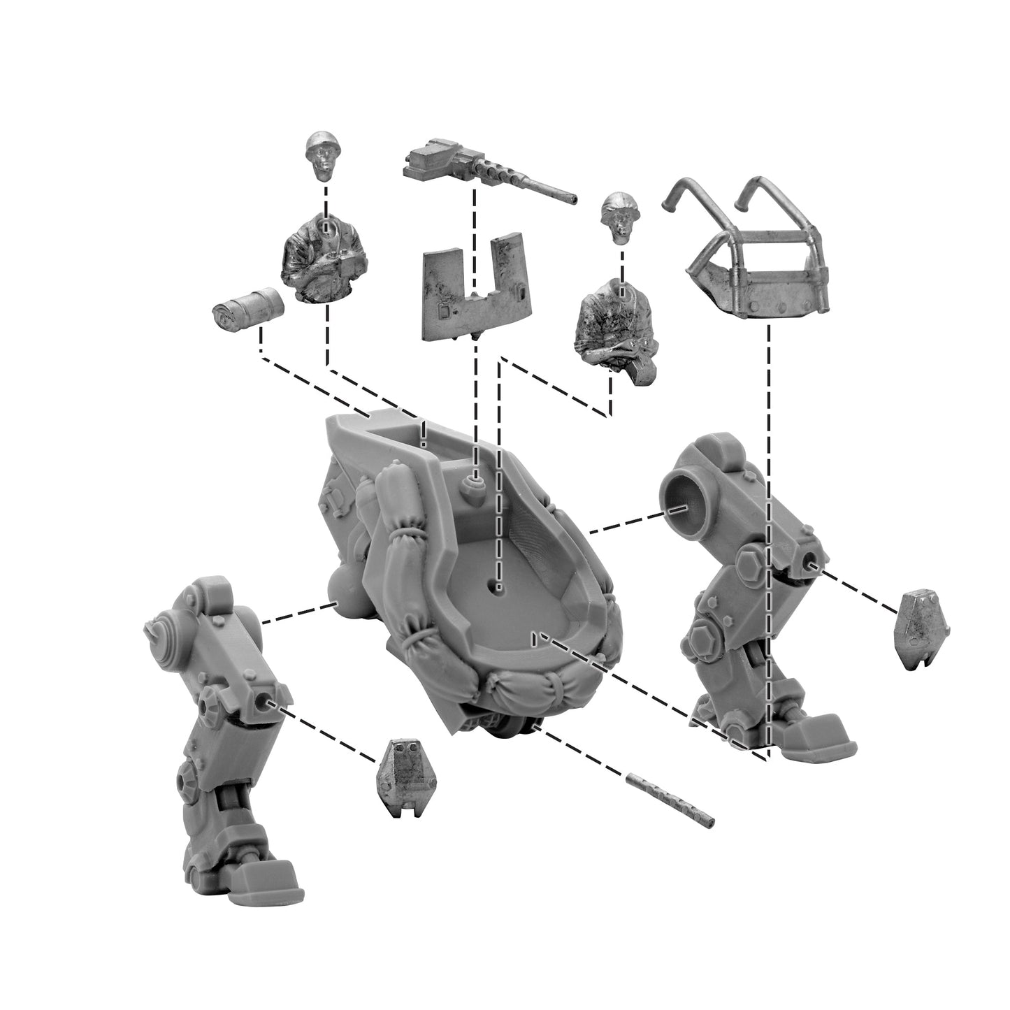 Konflikt '47: United States - M3A2 Pondskater Scout Walker