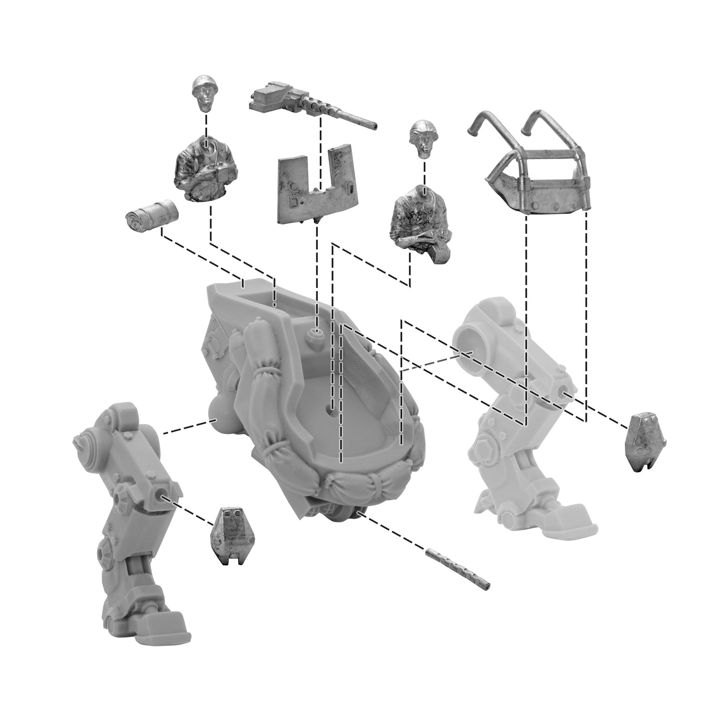 Konflikt '47: United States - M3A2 Pondskater Scout Walker