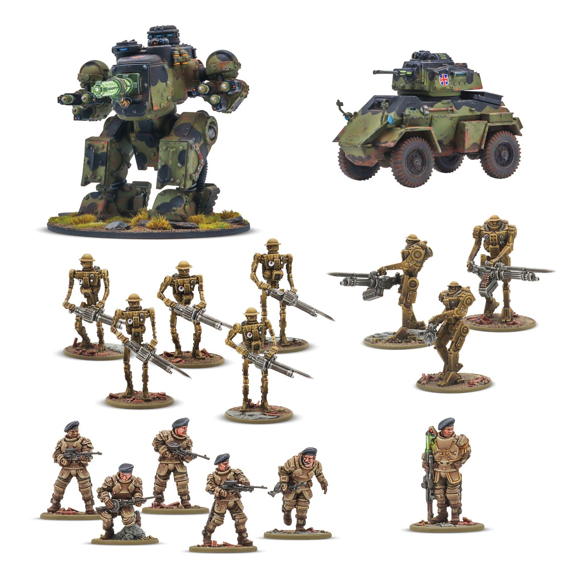 Konflikt '47: British Commonwealth - British Commonwealth starter army