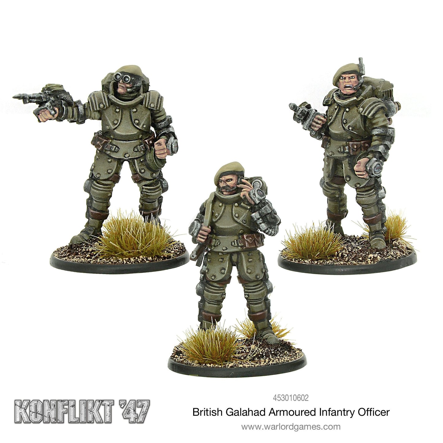 Konflikt '47: British Commonwealth - British Galahad Armoured Infantry Officers