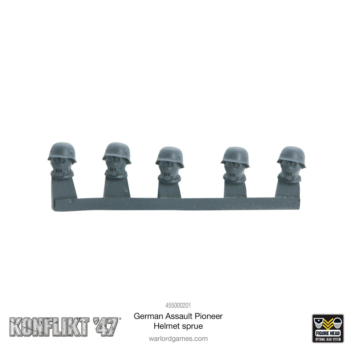 Konflikt '47: Axis - German Assault Pioneer Helmet sprue