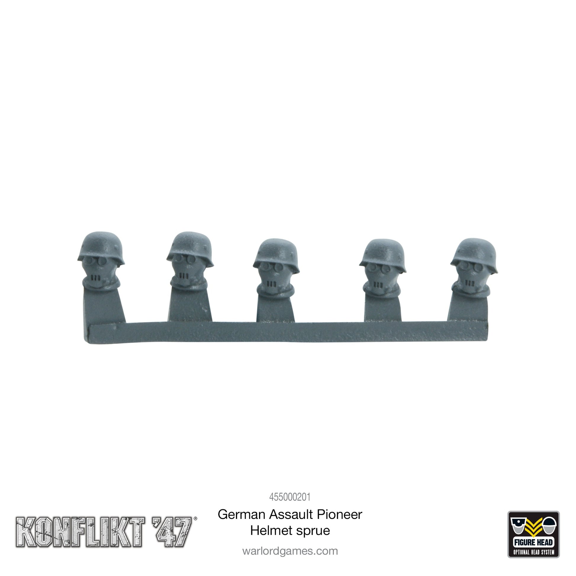 Konflikt '47: Axis - German Assault Pioneer Helmet sprue