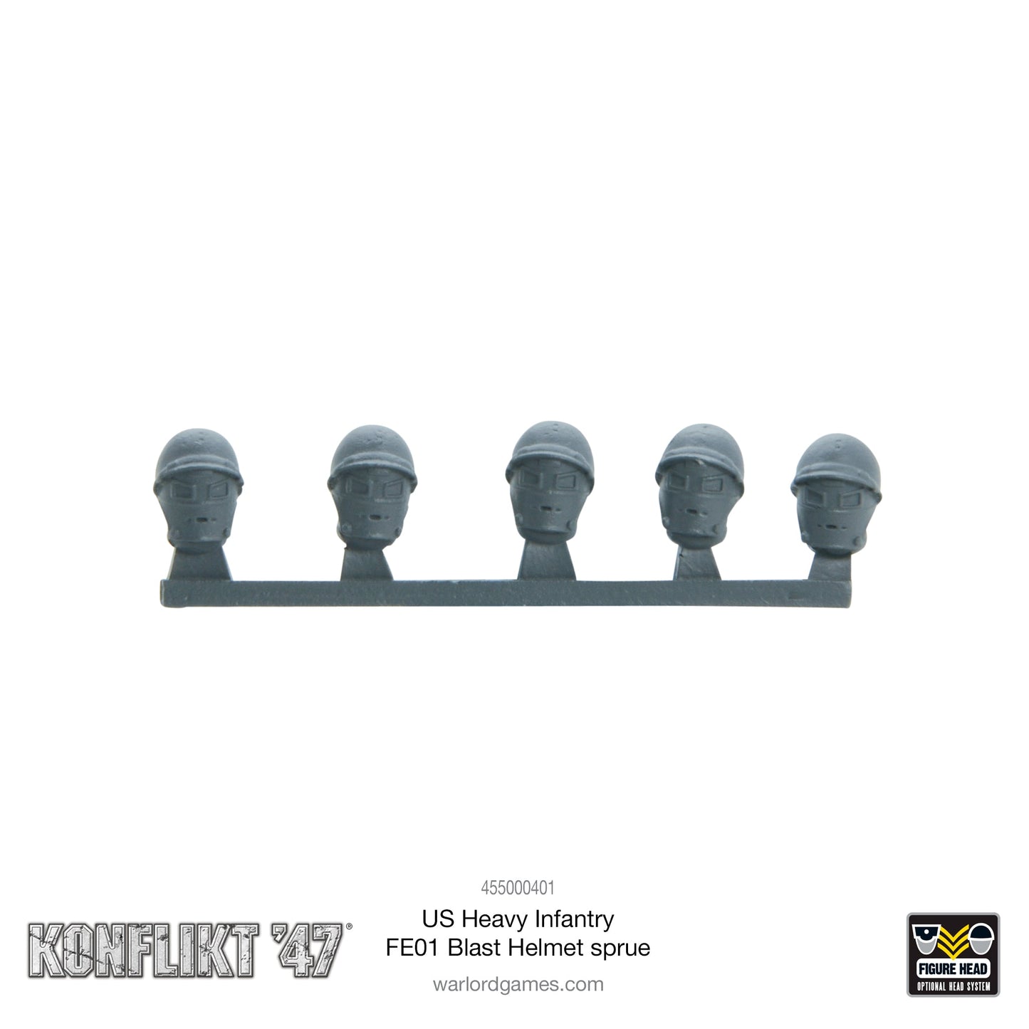 Konflikt '47: United States - US Heavy Infantry FE01 Blast Helmet sprue