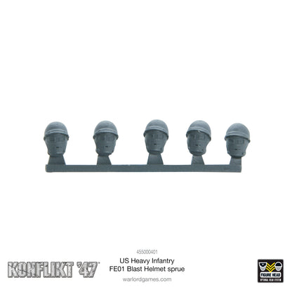 Konflikt '47: United States - US Heavy Infantry FE01 Blast Helmet sprue