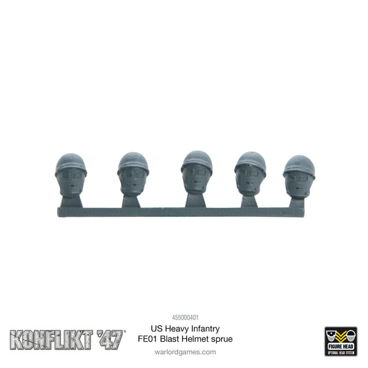 Konflikt '47: United States - US Heavy Infantry FE01 Blast Helmet sprue