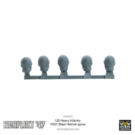 Konflikt '47: United States - US Heavy Infantry FE01 Blast Helmet sprue