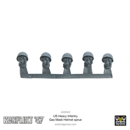 Konflikt '47: United States - US Heavy Infantry Gas mask helmet sprue