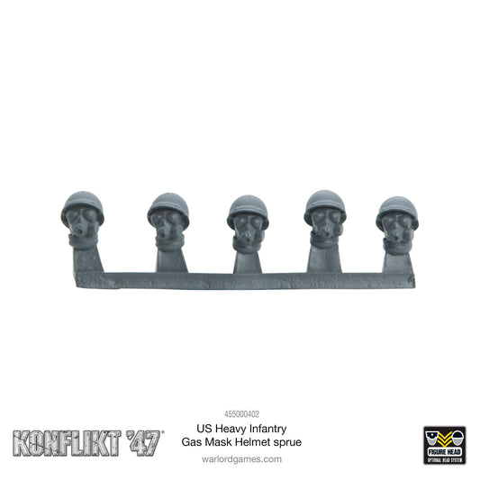Konflikt '47: United States - US Heavy Infantry Gas mask helmet sprue