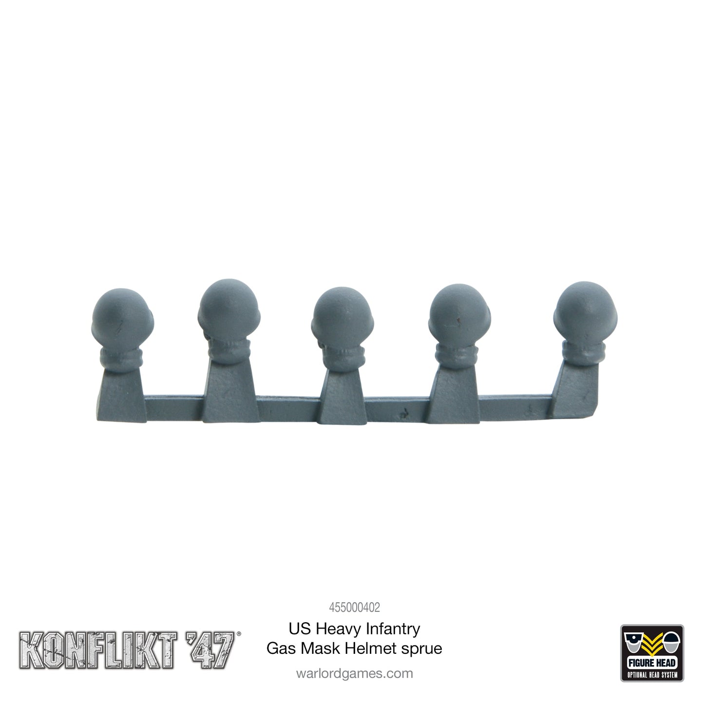 Konflikt '47: United States - US Heavy Infantry Gas mask helmet sprue