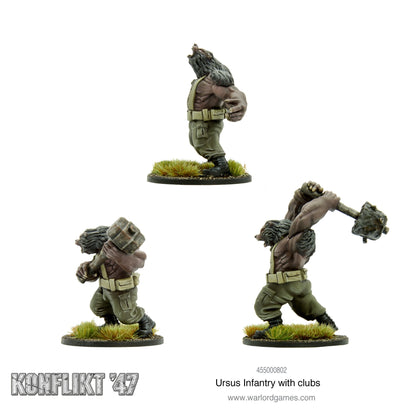 Konflikt '47: Soviet Bloc - Ursus Infantry with clubs