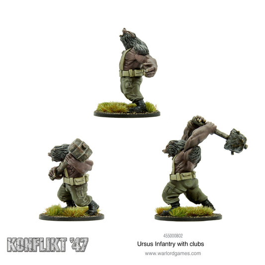 Konflikt '47: Soviet Bloc - Ursus Infantry with clubs