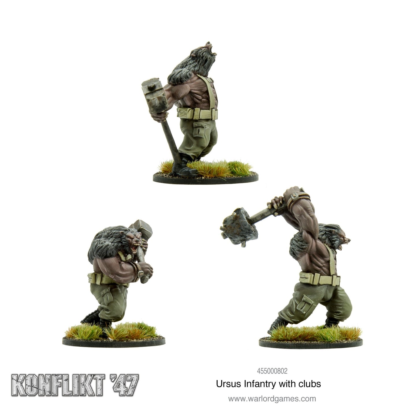 Konflikt '47: Soviet Bloc - Ursus Infantry with clubs