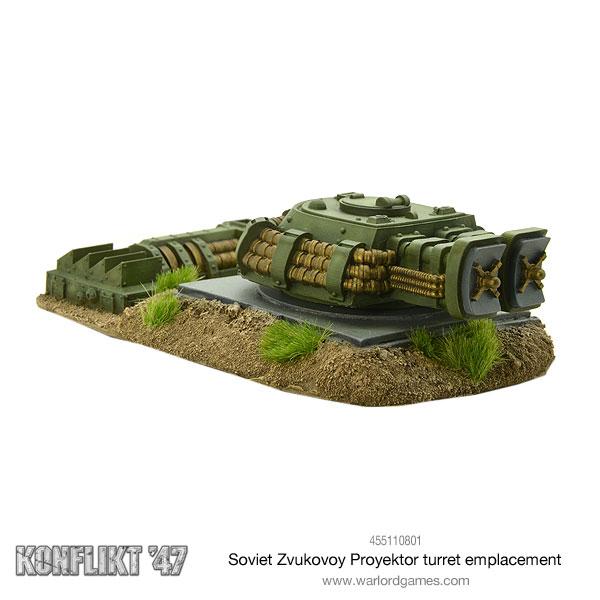 Konflikt '47: Soviet Bloc - Zvukovoy Proyektor turret emplacement