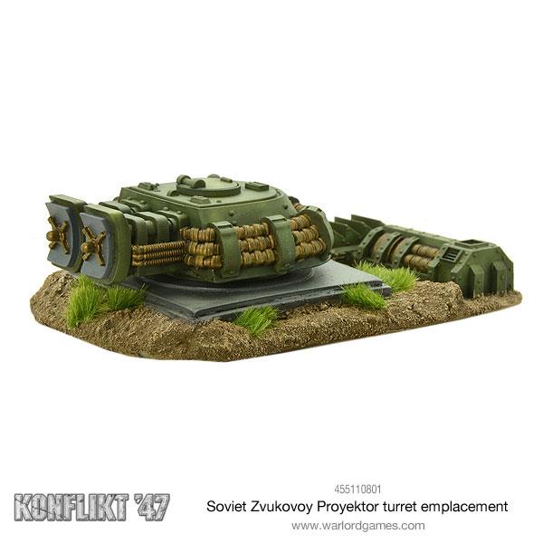 Konflikt '47: Soviet Bloc - Zvukovoy Proyektor turret emplacement