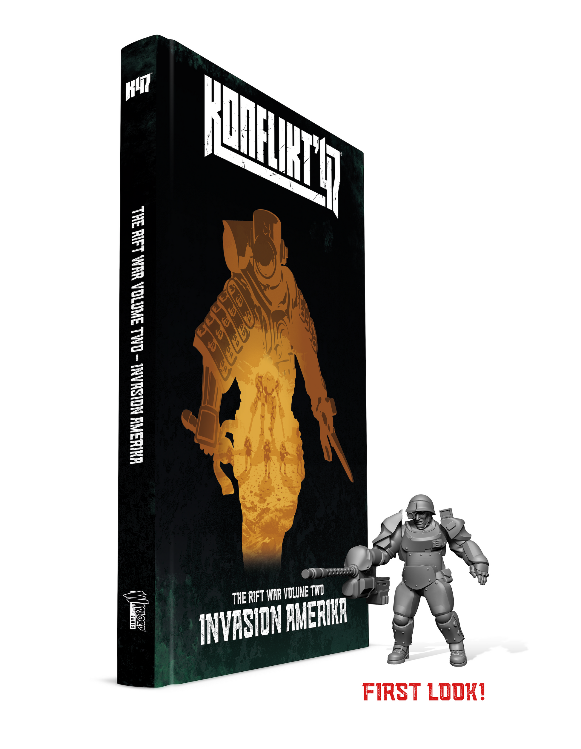 Konflikt '47: Empire of Japan - Invasion Amerika & 'T2 Prototype Heavy Armor' book miniature