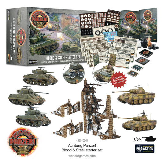 Achtung Panzer!: British Tanks - Blood & Steel starter set