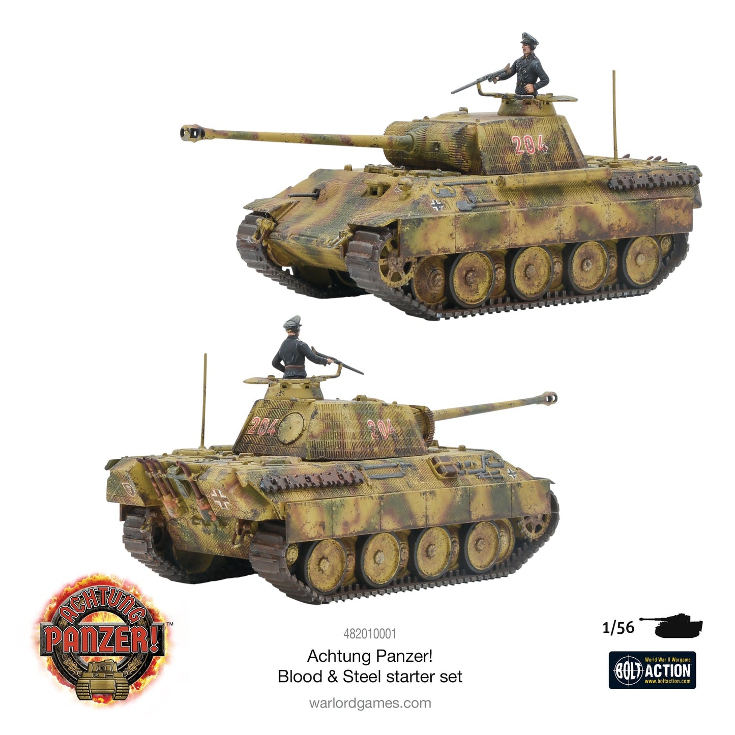 Achtung Panzer!: British Tanks - Blood & Steel starter set