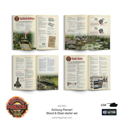 Achtung Panzer!: British Tanks - Blood & Steel starter set