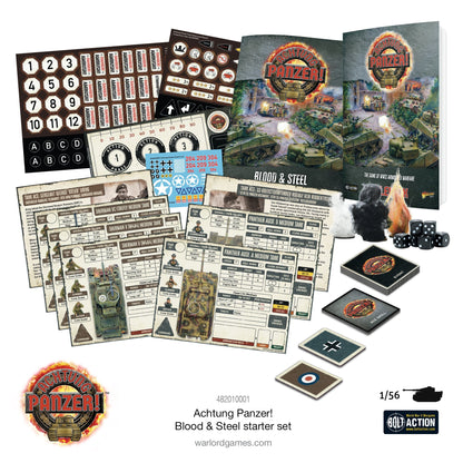 Achtung Panzer!: British Tanks - Blood & Steel starter set