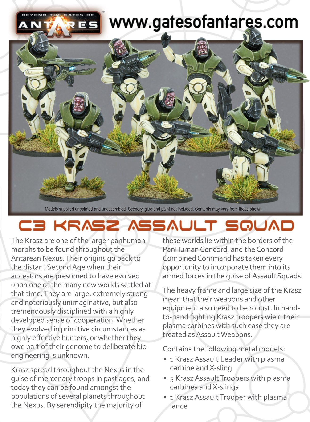 Gates of Antares: Concord - C3 Krasz Assault Squad