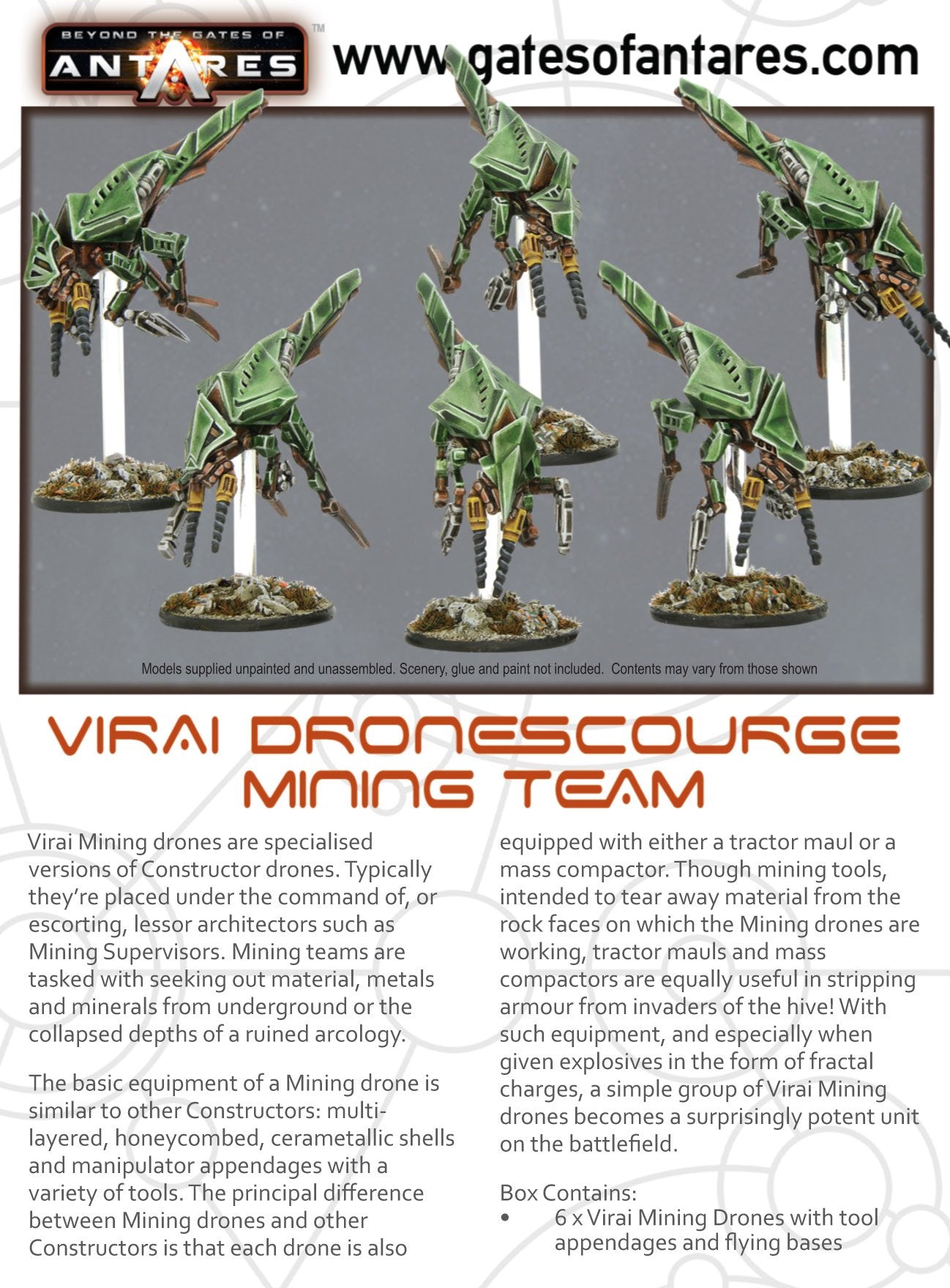 Gates of Antares: Virai - Virai Dronescourge Mining Team