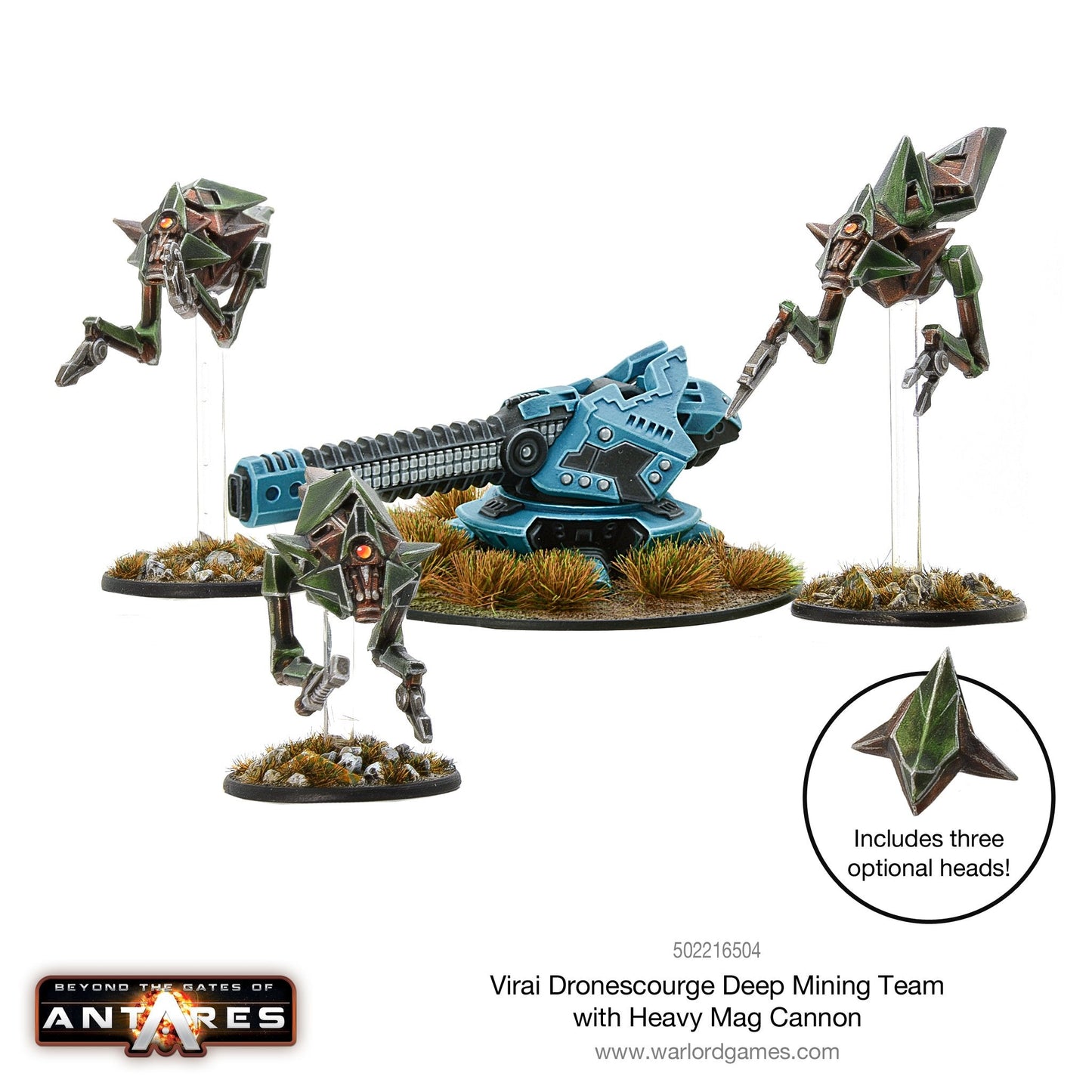 Gates of Antares: Virai - Virai Dronescourge Deep mining team with heavy mag cannon