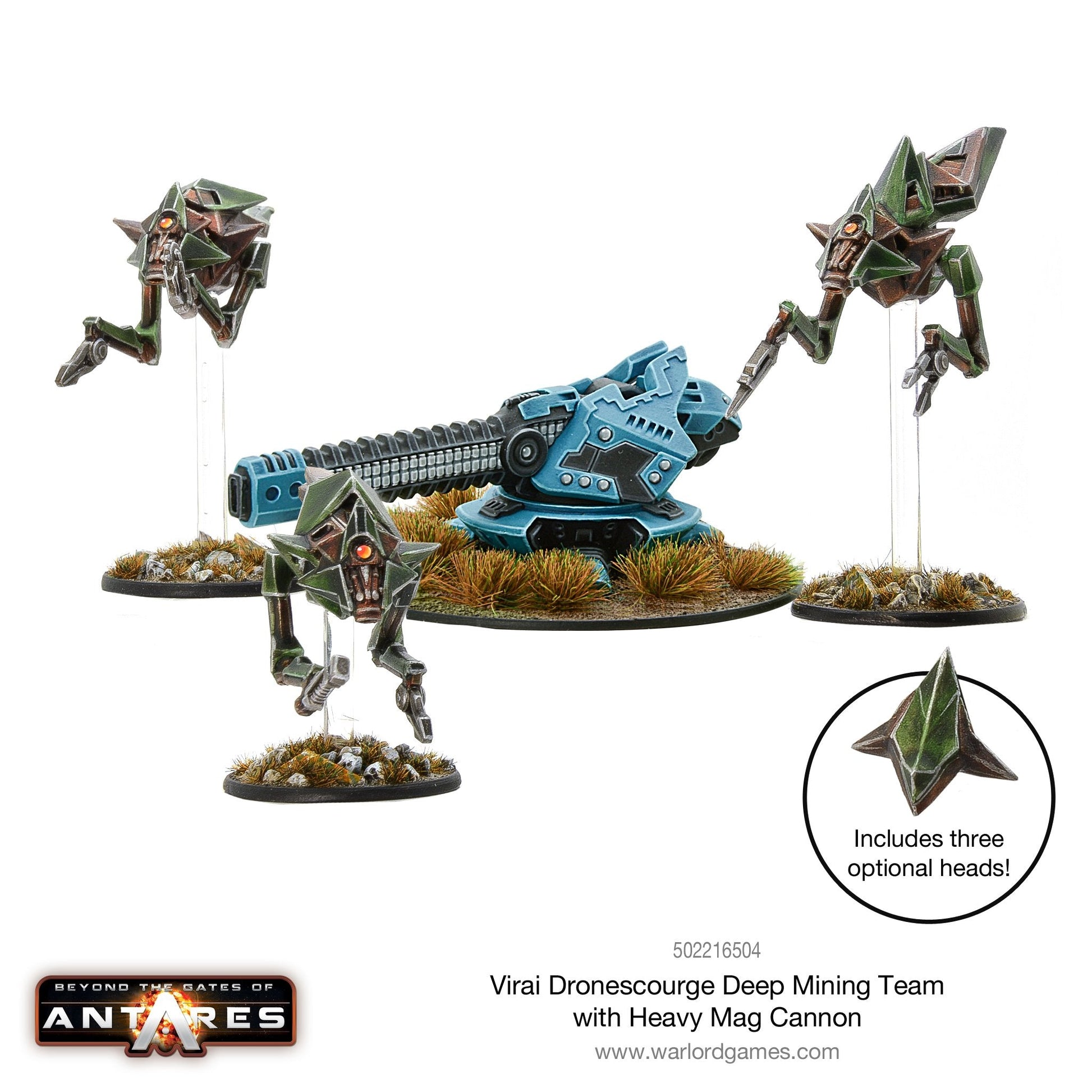 Gates of Antares: Virai - Virai Dronescourge Deep mining team with heavy mag cannon