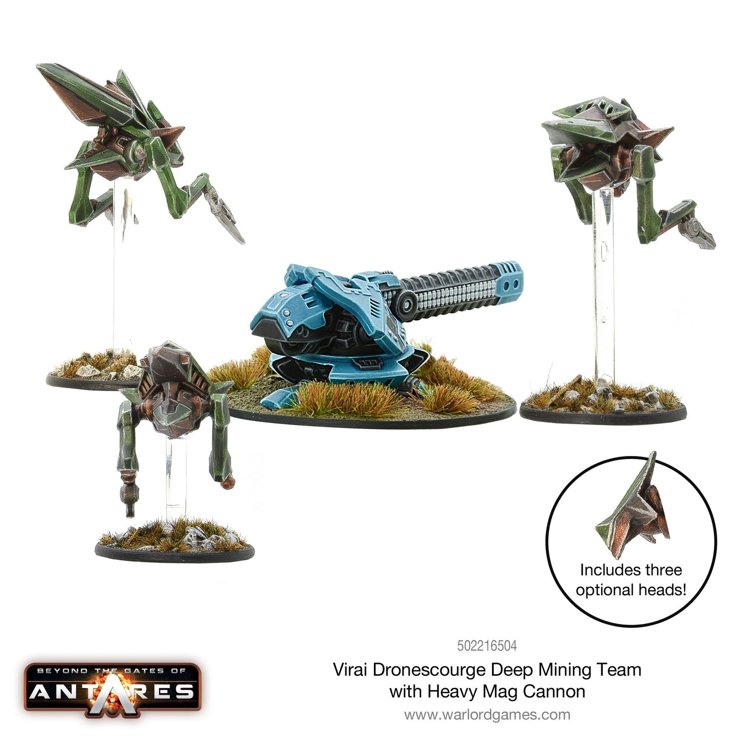 Gates of Antares: Virai - Virai Dronescourge Deep mining team with heavy mag cannon