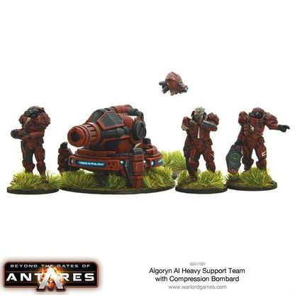 Gates of Antares: Algoryn - Algoryn AI heavy support team with Compression bombard